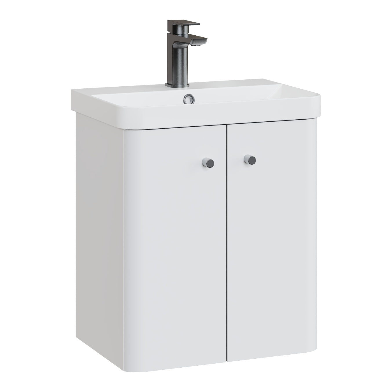 Fairford Crayo 500mm Gloss White Wall Hung Vanity Unit