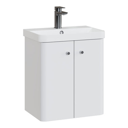 Fairford Crayo 500mm Gloss White Wall Hung Vanity Unit