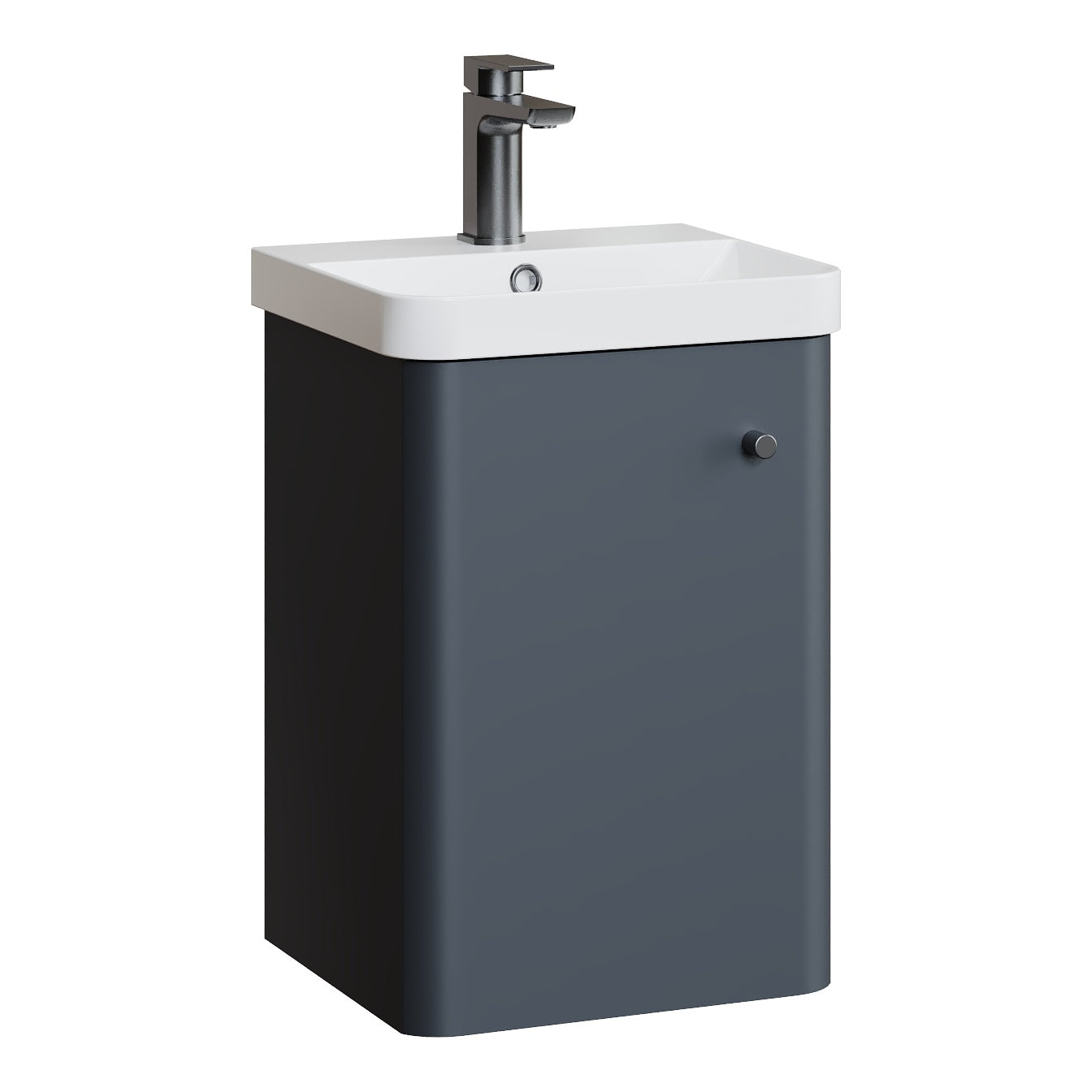 Fairford Crayo 400mm Soft Black Wall Hung Vanity Unit