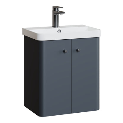 Fairford Crayo 500mm Soft Black Wall Hung Vanity Unit