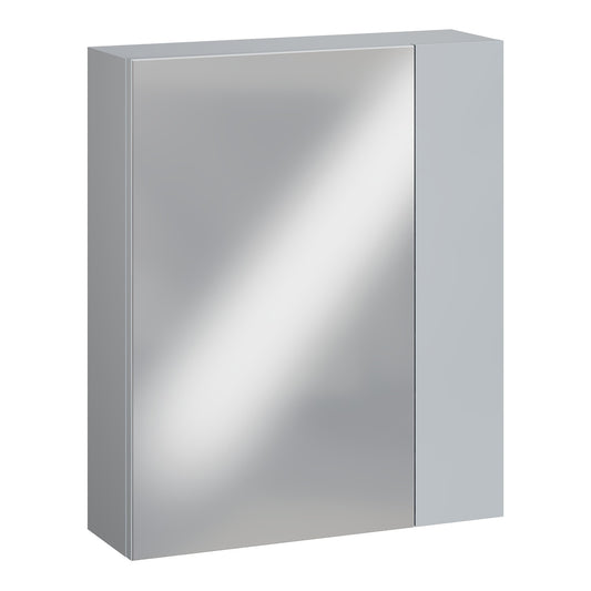 Fairford Aspri Satin Grey 600mm Mirror Cabinet