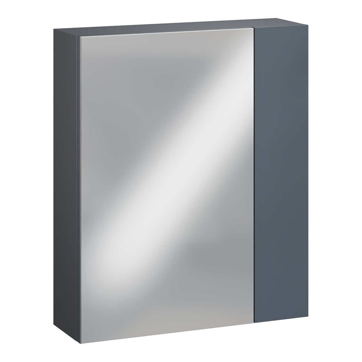Fairford Aspri Soft Black 600mm Mirror Cabinet
