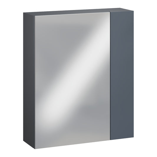Fairford Aspri Soft Black 600mm Mirror Cabinet