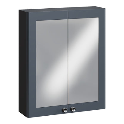 Fairford Laurel 600mm Satin Anthracite Mirror Cabinet