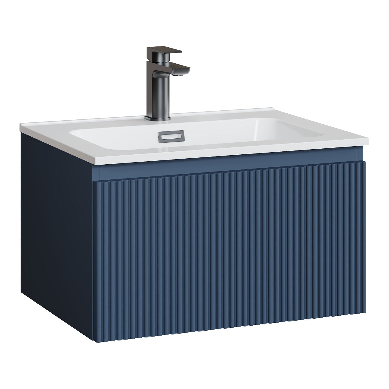 Fairford Sophia Midnight Shadow 600mm Wall Hung Vanity Unit with Basin