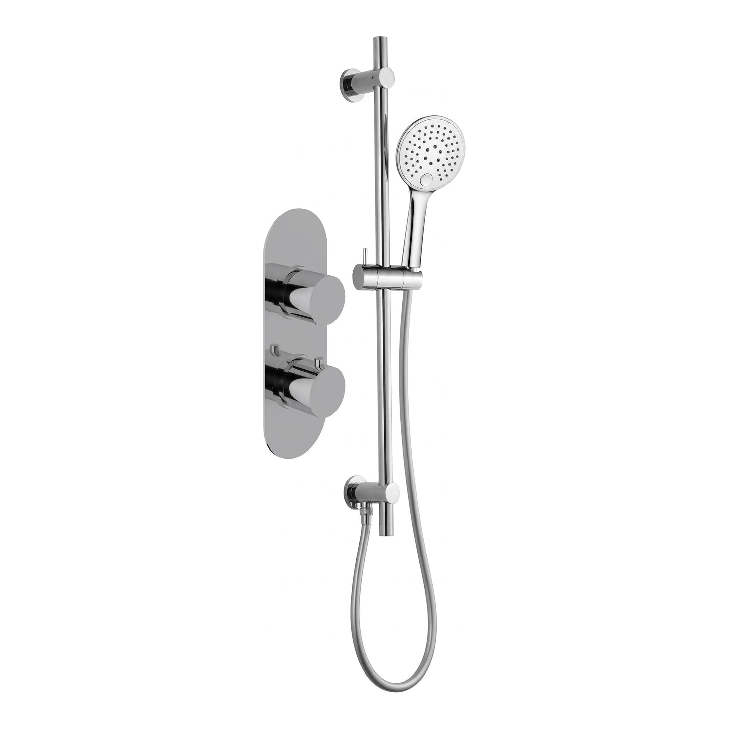 Fairford Element 5 Concealed Shower Kit with Slide Rail Kit, Chrome