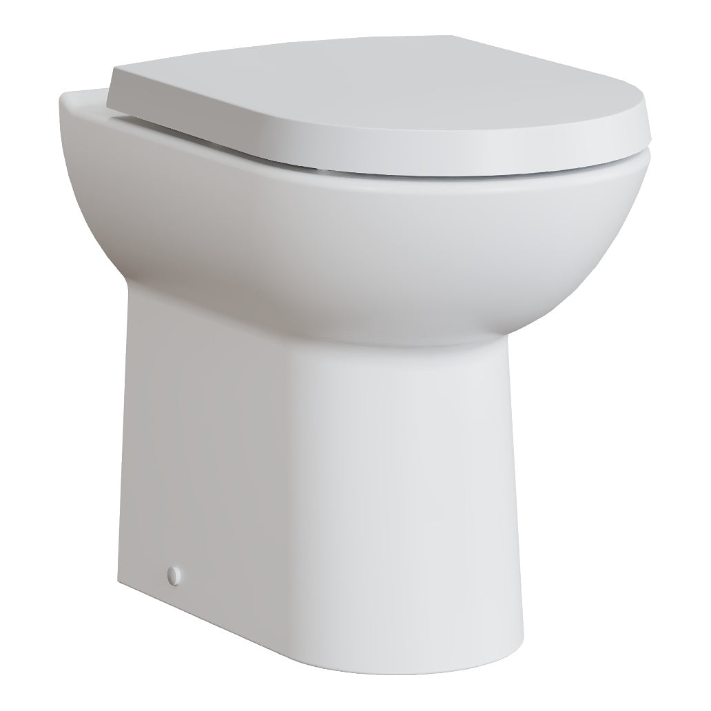 Fairford Kingsly Comfort Height Back To Wall Toilet with Soft Close Seat