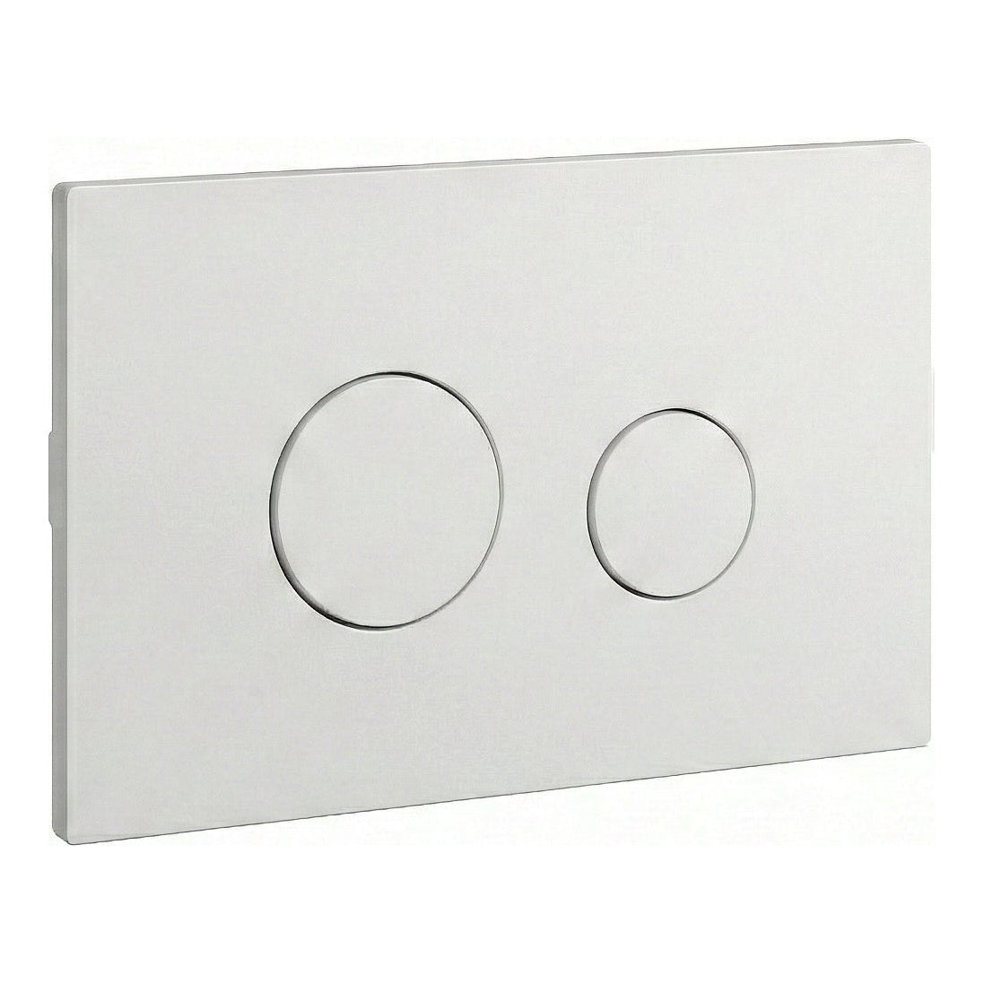 Fairford Matt White Dual Flush Plate