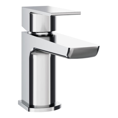 Fairford Una Mini Basin Mixer with Push Button Waste