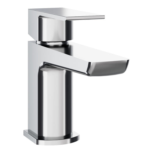 Fairford Una Mini Basin Mixer with Push Button Waste