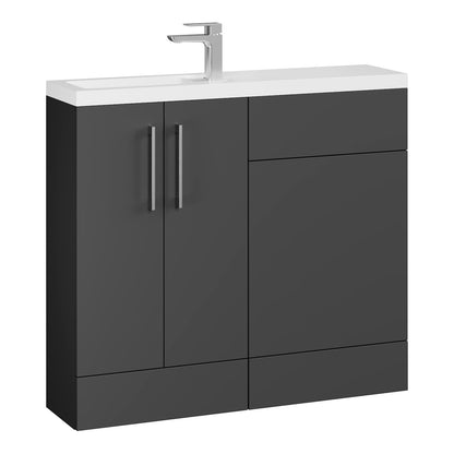 Fairford Union 1000mm Grey Gloss Pack