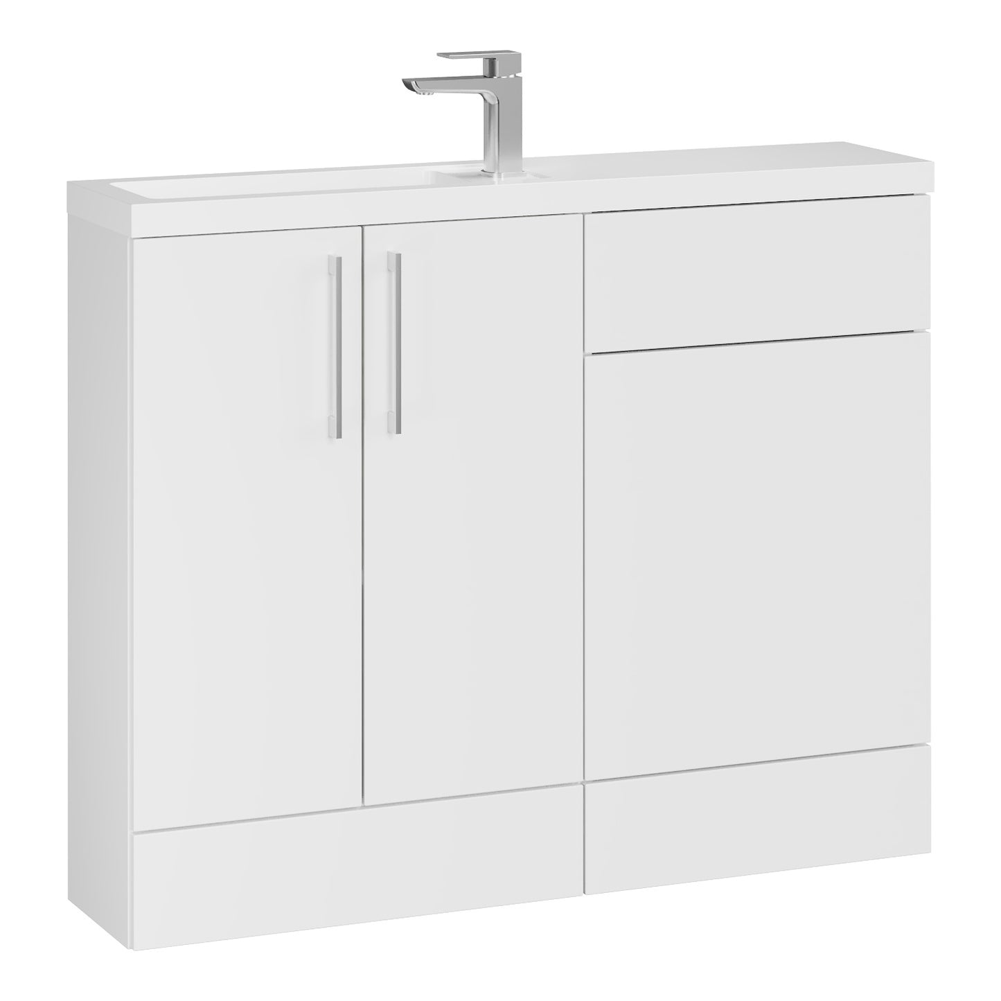 Fairford Union 1100mm Gloss White Pack