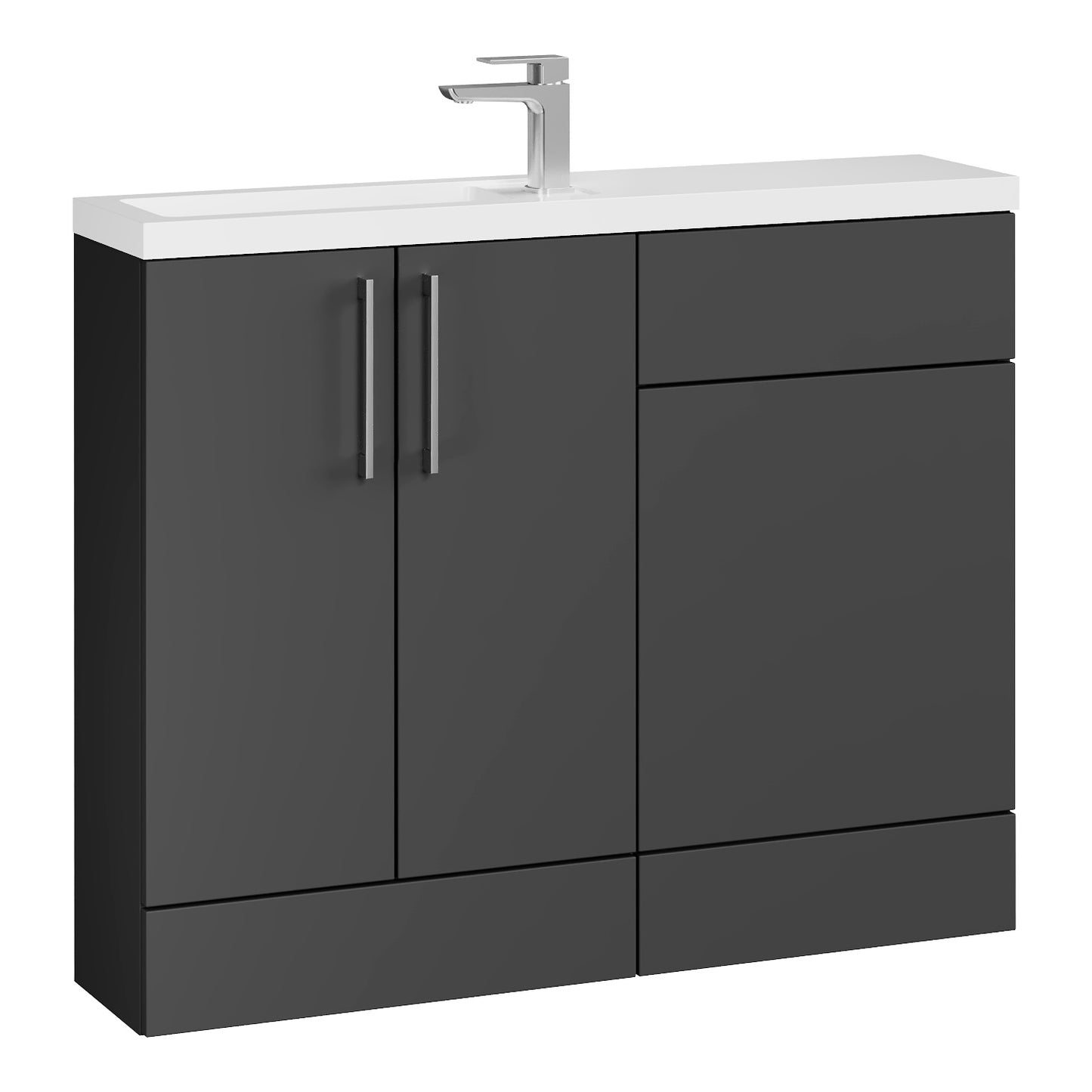Fairford Union 1100mm Grey Gloss Pack