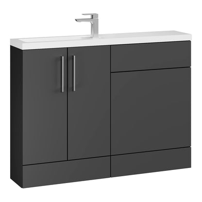 Fairford Union 1200mm Grey Gloss Pack