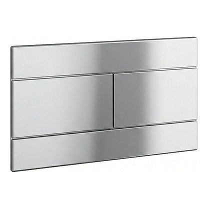 Fairford Klar Chrome Flush Plate with Square Buttons