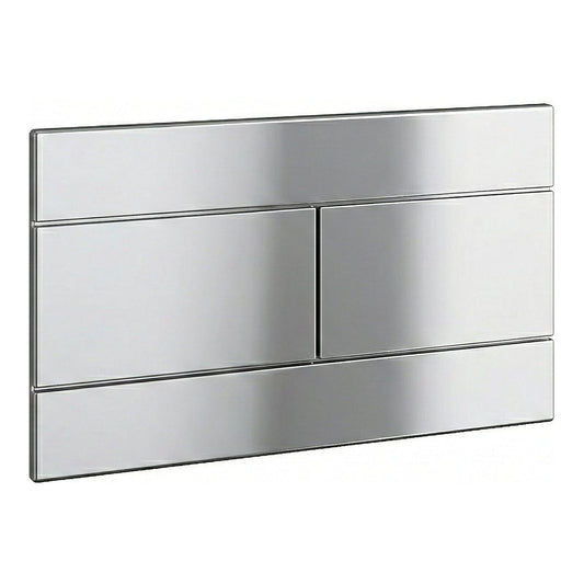 Fairford Klar Chrome Flush Plate with Square Buttons