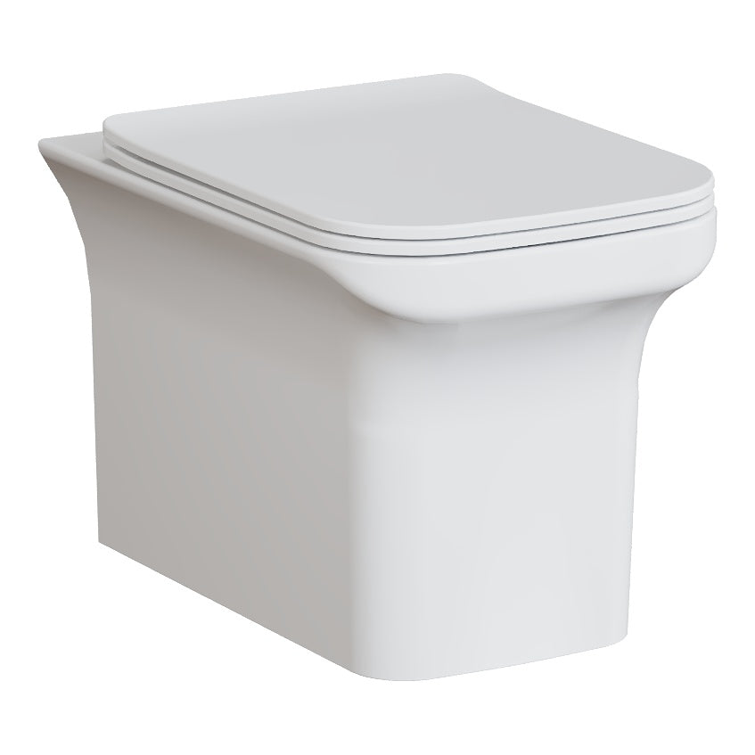 Fairford Grove Lip Wall Hung Toilet with Soft Close Seat