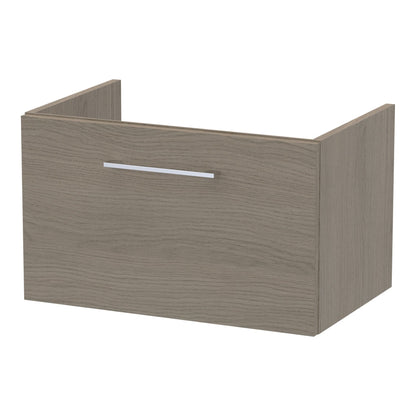 Fairford Aspri Solace Oak 600mm 1 Drawer Wall Hung Vanity Unit