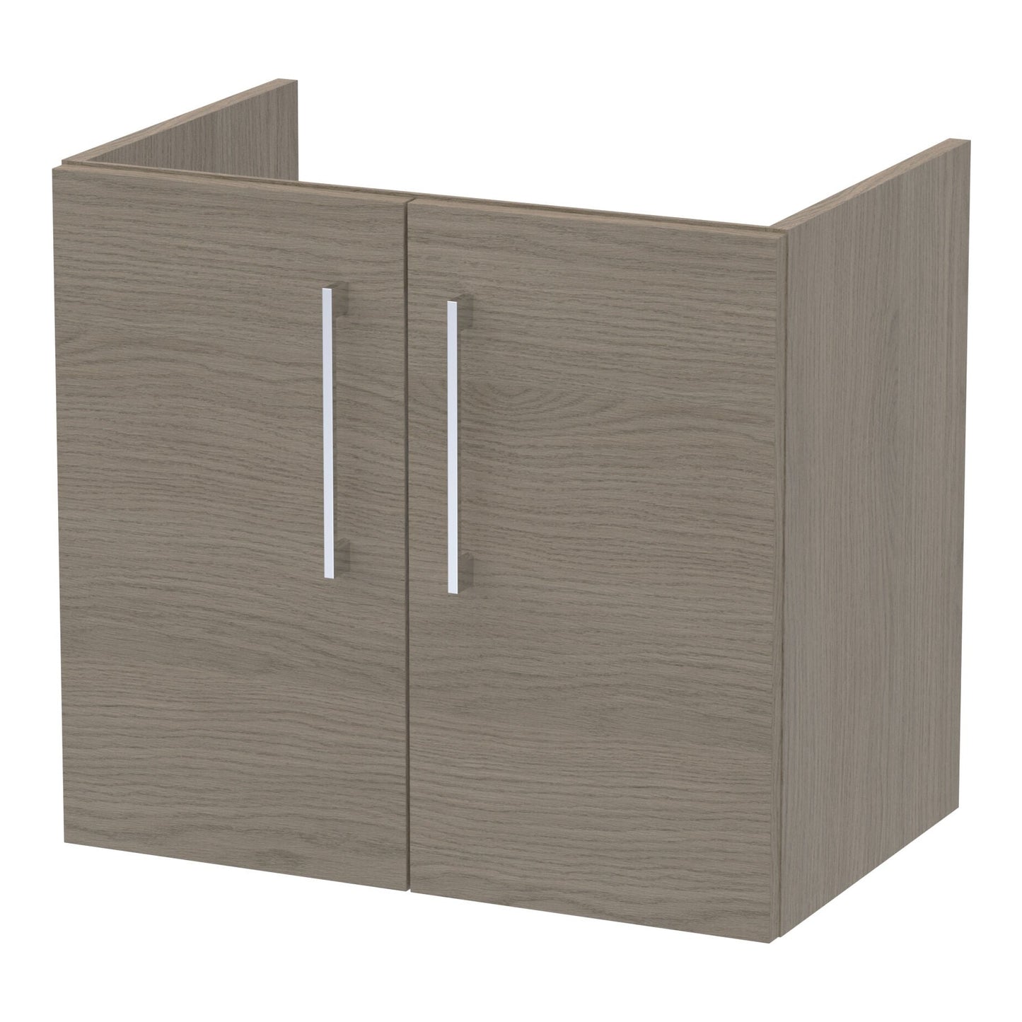 Fairford Aspri Solace Oak 600mm 2 Door Wall Hung Vanity Unit