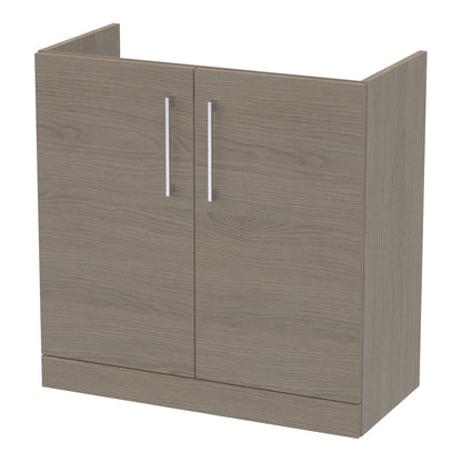 Fairford Aspri Solace Oak 800mm 2 Door Floorstanding Vanity Unit