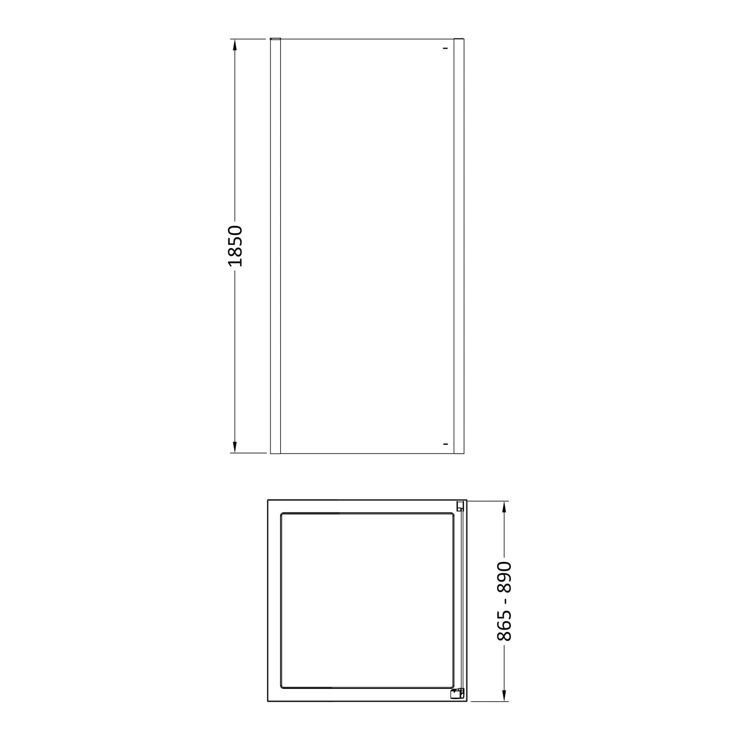 Fairford 6mm 900mm Side Panel