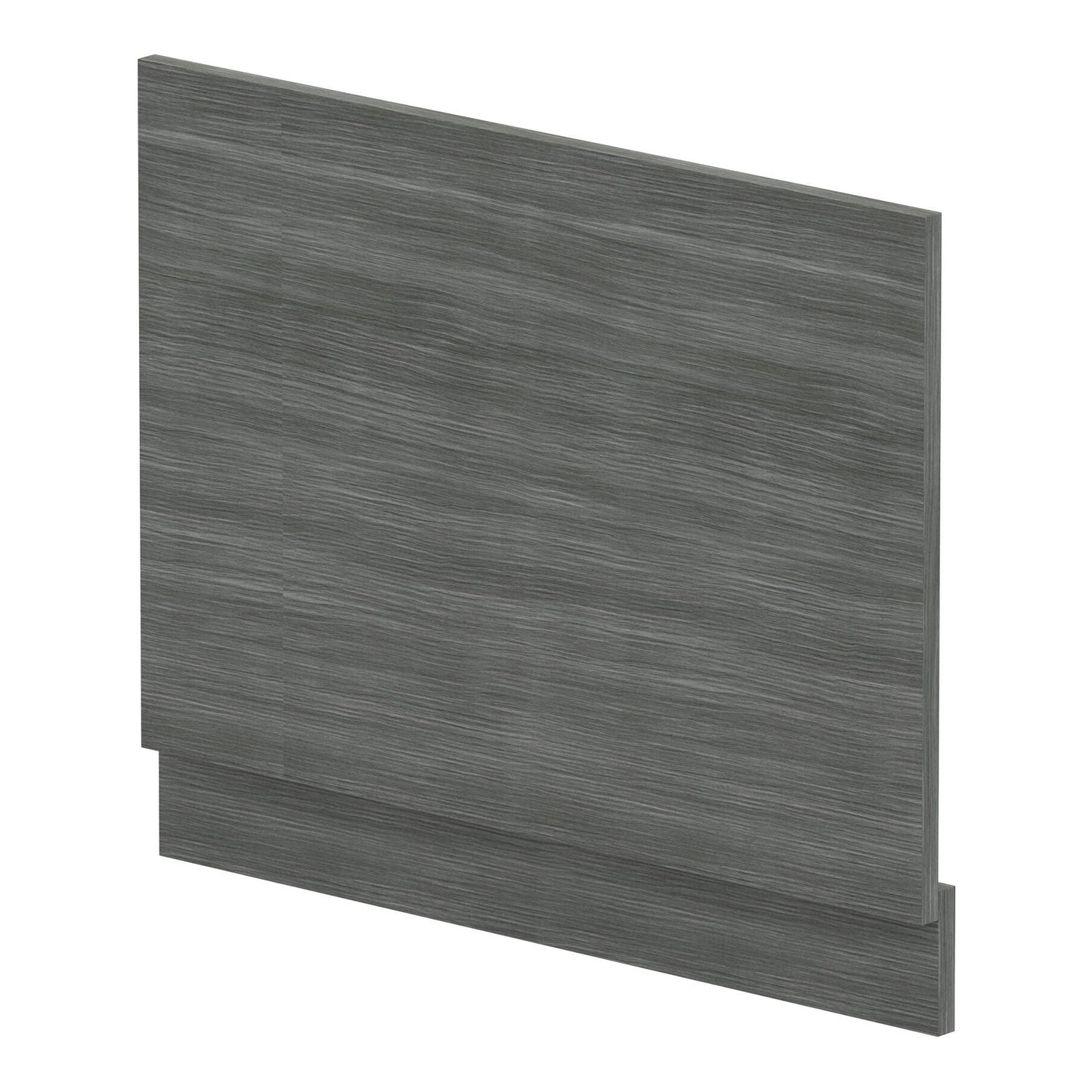 Fairford Anthracite Woodgrain 700mm Bath End Panel with Plinth