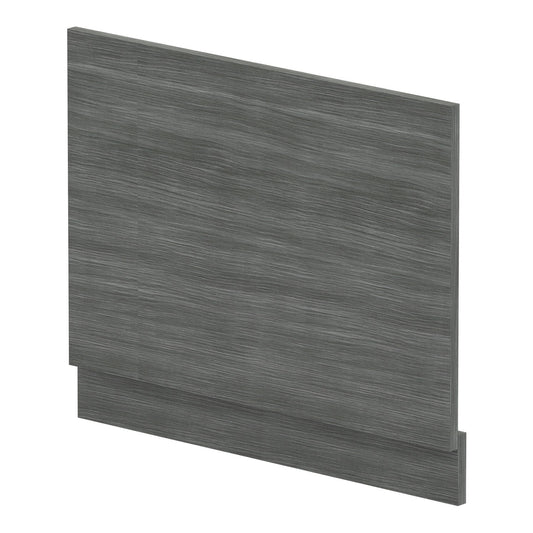 Fairford Anthracite Woodgrain 700mm Bath End Panel with Plinth