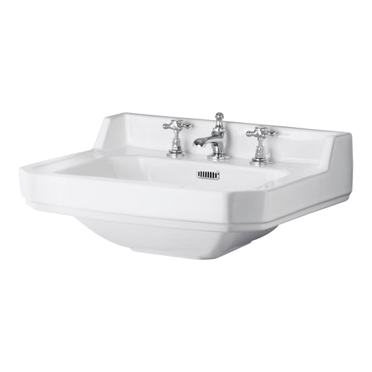 Fairford Hexam 560mm 3TH Basin with Wash Stand