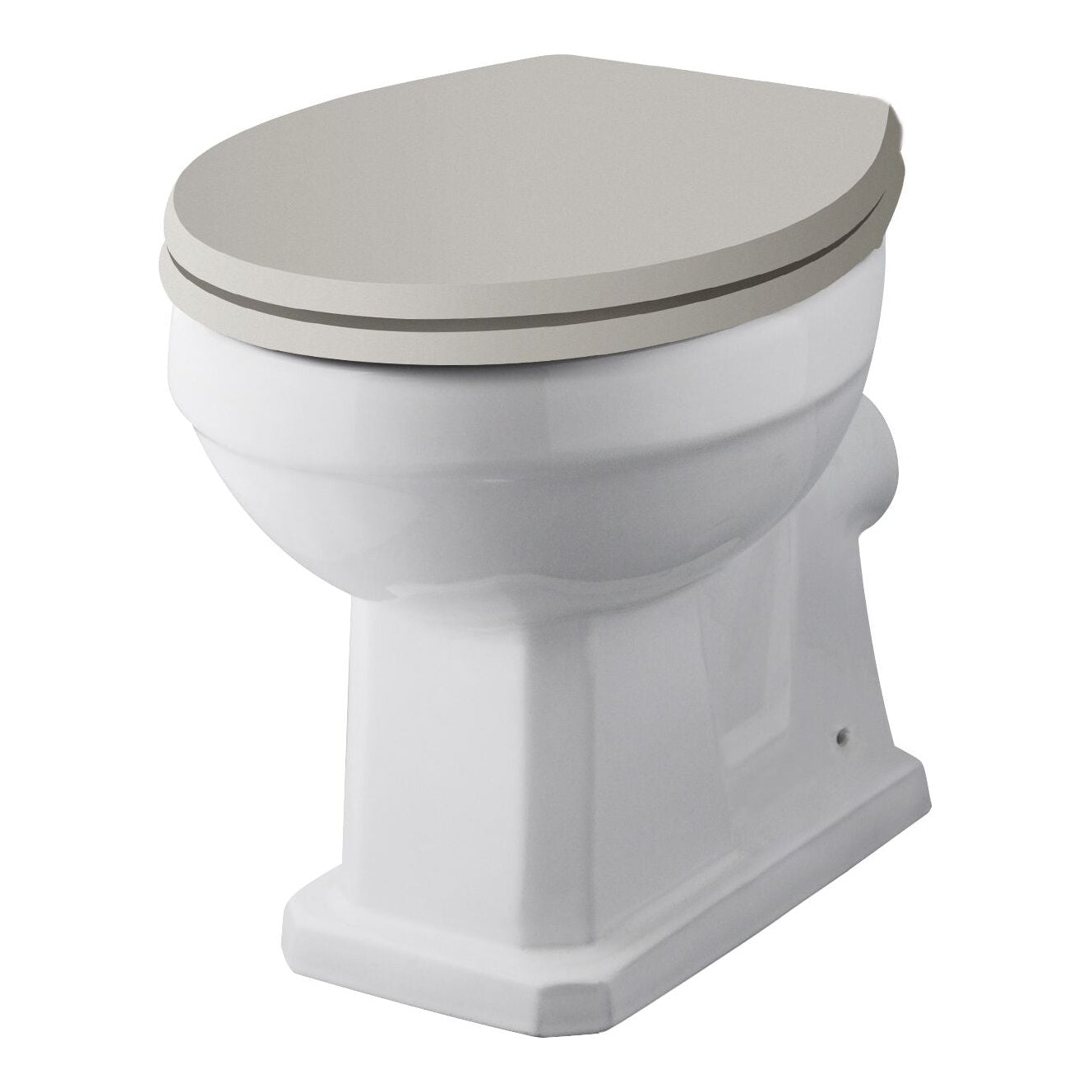 Fairford Hexam Low Level Raised Cistern Toilet, no Seat