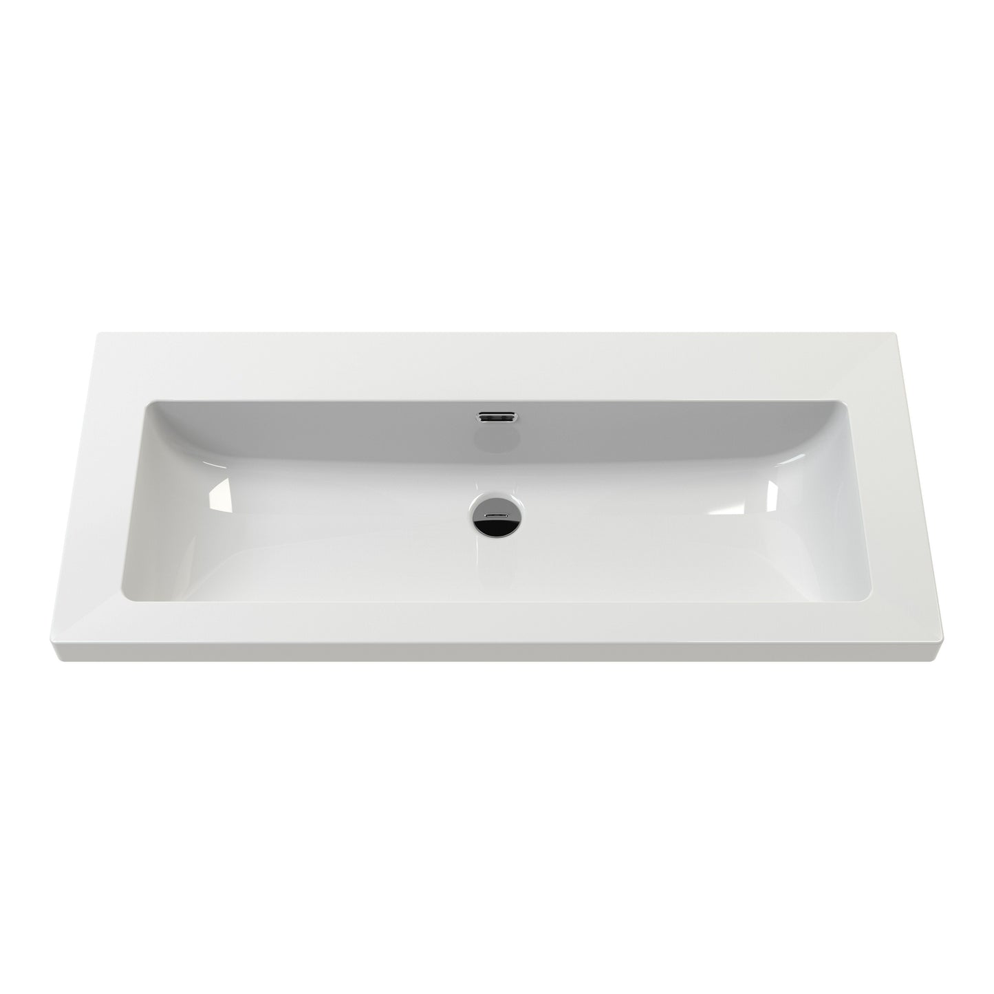 Fairford Juliette Satin Grey 800mm 1 Drawer Floorstanding Vanity Unit with 0 Tap Hole Basin