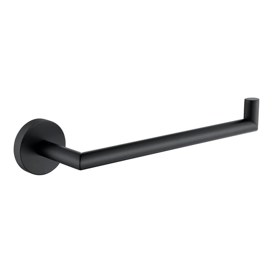 Fairford Element 7 Matt Black Towel Ring