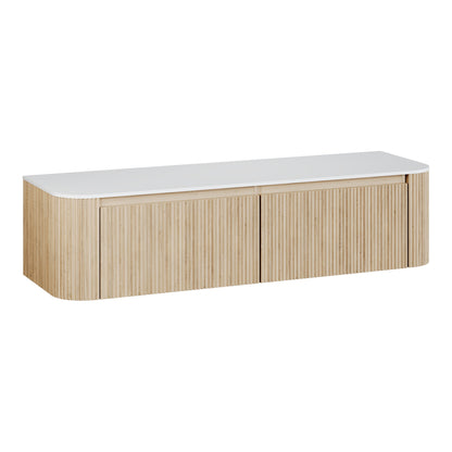 Fairford Sophia Country Oak 1470mm Double Vanity Unit & Worktop
