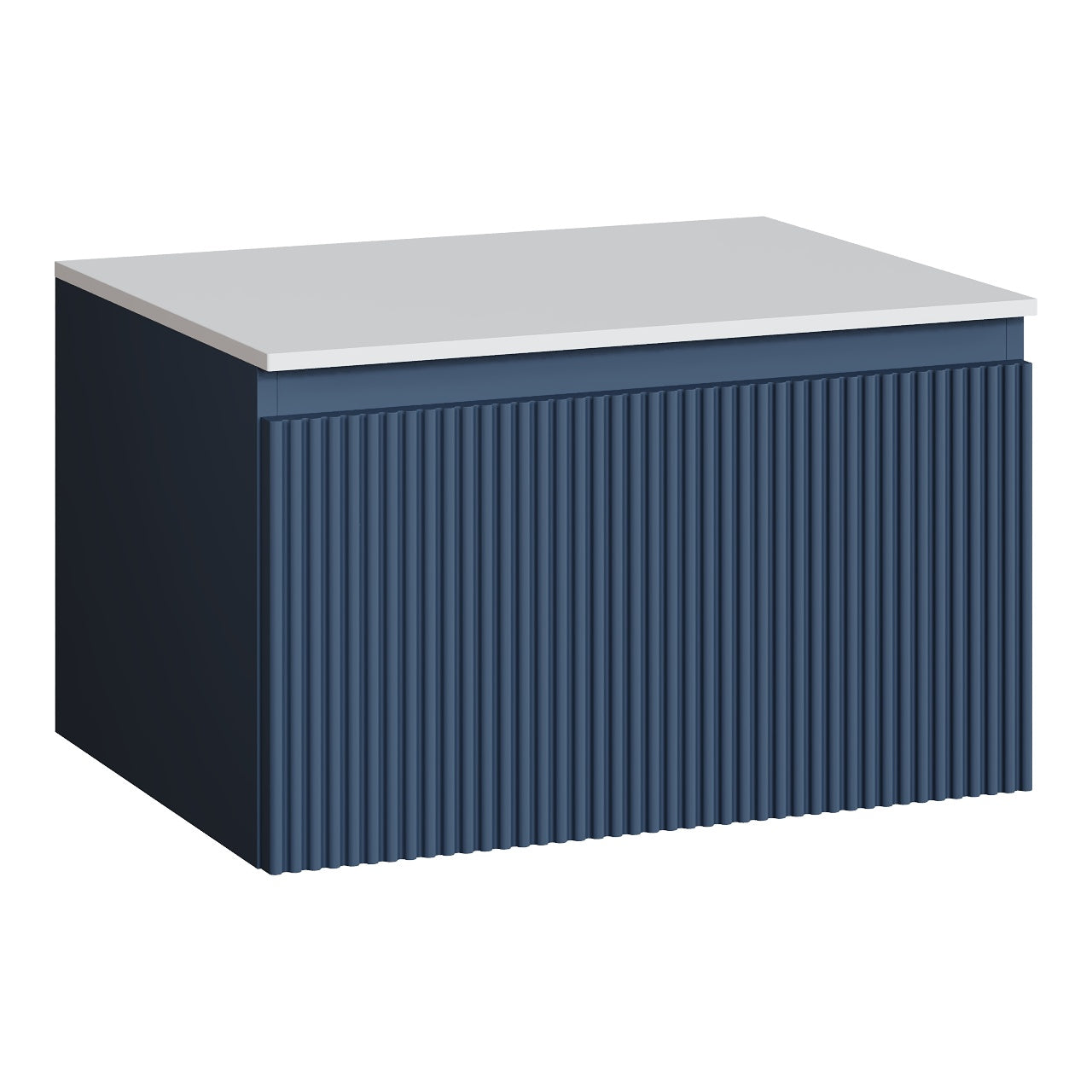 Fairford Sophia Midnight Shadow 600mm Wall Hung Vanity Unit with Worktop