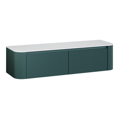 Fairford Sophia Smoked Sage 1470mm Double Vanity Unit & Worktop