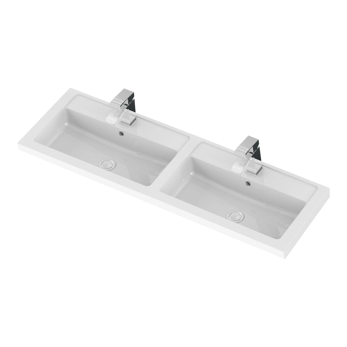 Fairford Union 1200mm Twin Polymarble Basin