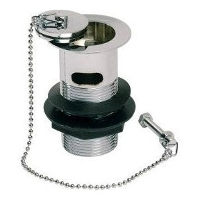 Fairford Standard Basin Waste, Brass Plug