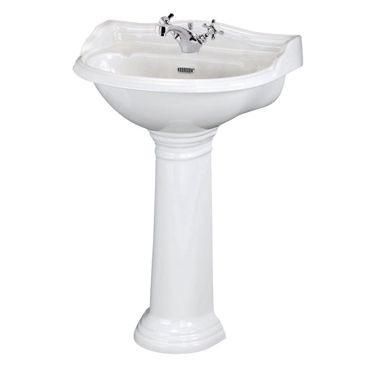 Fairford Winchester Pro 500mm 1 Tap Hole Basin and Pedestal