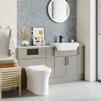 Fairford Tiene Rimless Back To Wall Toilet with Slim Soft Close Seat