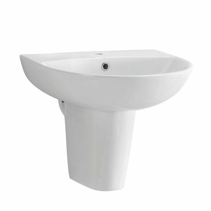 Fairford Tiene Basin with Semi Pedestal