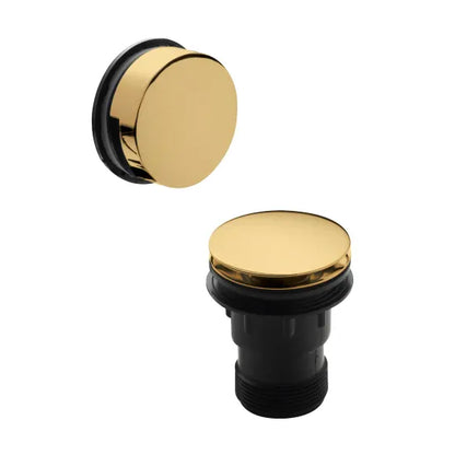 Fairford Brushed Brass Pop Up Bath Waste and Overflow