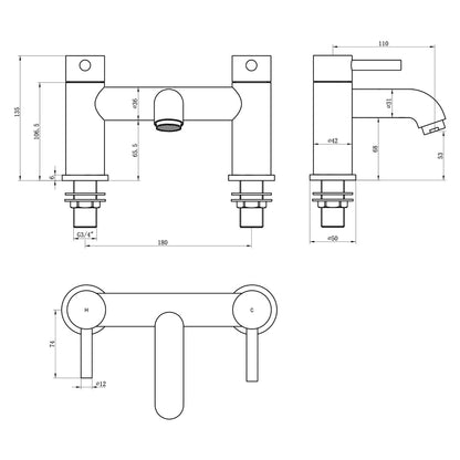 Fairford Element 5 Bath Filler