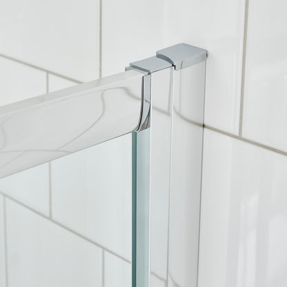 Fairford 5mm Offset Quadrant Shower Enclosure-1000mm x 800mm