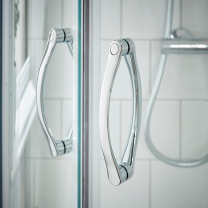 Fairford 5mm Offset Quadrant Shower Enclosure-1000mm x 800mm