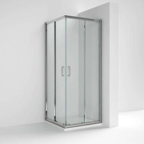 Fairford 5mm 760 x 760mm Chrome Corner Entry Shower Enclosure