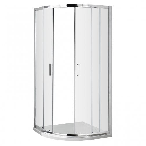 Fairford 5mm 800mm Chrome Quadrant Shower Enclosure