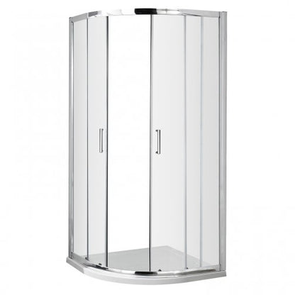Fairford 5mm 800mm Chrome Quadrant Shower Enclosure