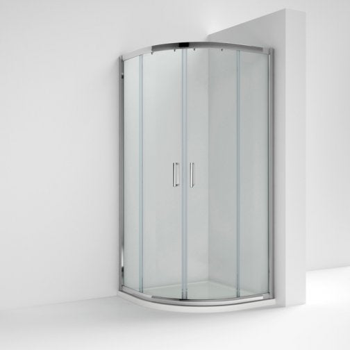 Fairford 5mm 800mm Chrome Quadrant Shower Enclosure