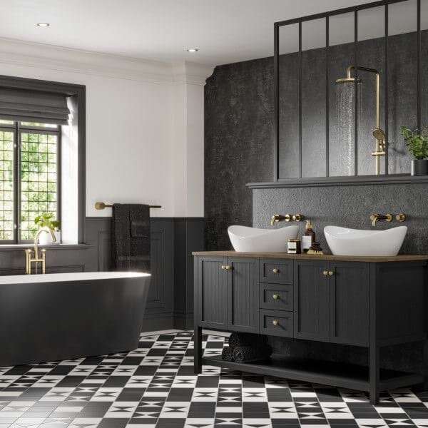 Hydraset Graphite Elements Textured 1200 x 2400 Square Edge Wall Panel