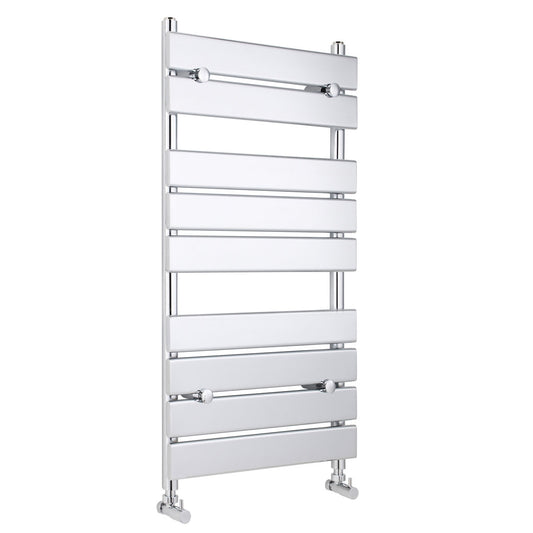 Fairford Chrome 950 x 500mm Flat Panel Towel Rail