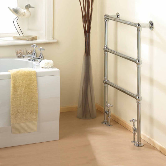 Fairford Winchester Floor Mounted 966 x 676mm Towel Rail